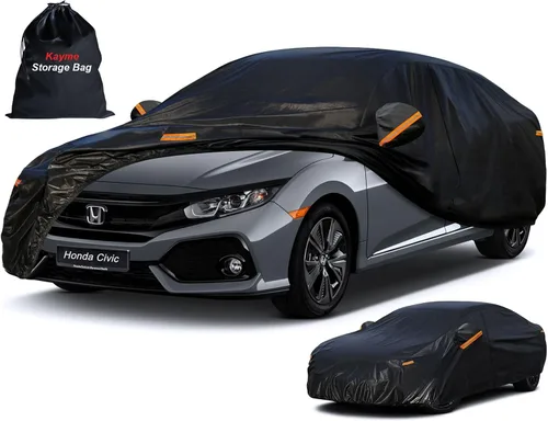 Vista 11 de Kayme Cubierta de auto SUV de 7 capas ajuste personalizado para BMW X1 (2009-2025), impermeable, para todo tipo de clima, para automóviles, cubierta