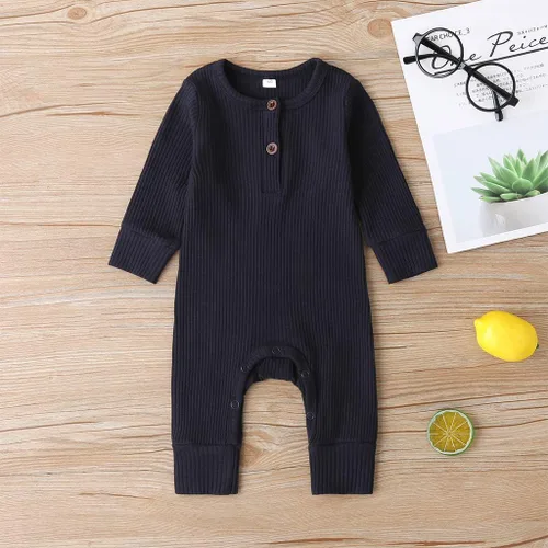Vista 3 de Kuriozud Mameluco de una pieza para recién nacido, unisex, con botones, para bebé y niña