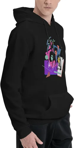 Vista 2 de furno Soda - Sudadera con capucha estéreo para hombre, casual, con bolsillos