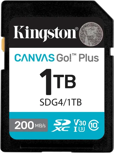 Vista 7 de Kingston Canvas Go Plus - Tarjeta SD de 64 GB Hasta 200 MB/s Clase 10