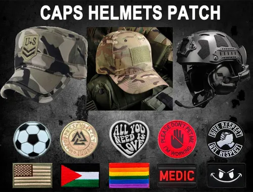 Vista 3 de 2 piezas All You Need is Coffee Hook & Loop Patch Funny Fastener Tactical Colorful Emblema bordado Aplique militar extraíble para ropa, sombreros