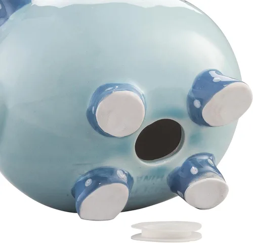 Vista 2 de Hucha personalizada para niños, color azul