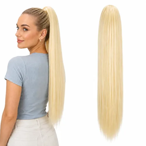Vista 20 de PRETTYSHOP - Extensión de pelo largo y liso, resistente al calor