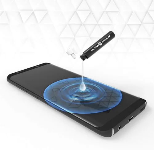 Vista 2 de ULTRA ARMOR Protector de pantalla de vidrio líquido para todos los smartphones, tabletas y relojes, resistente a arañazos y grietas, nanoprotección