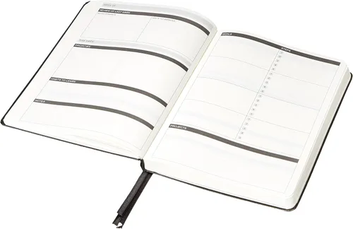 Vista 4 de Amazon Basics Planificador y revista diarios - 5.8 "x 8.25", cubierta dura