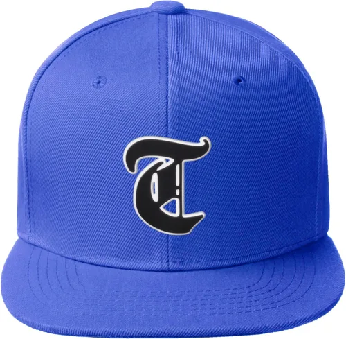 Vista 1731 de Daxton Gorra clásica con visera de billete plano con letras del alfabeto inglés antiguo de la A a la Z
