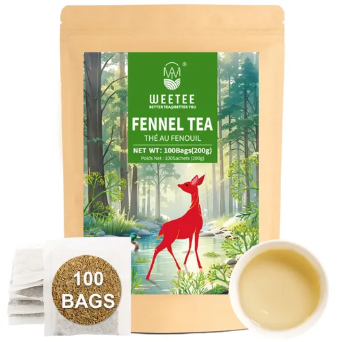 Vista 27 de WT WEETEE Bolsas de té de hierbas de manzana y canela, 60 unidades, mezcla perfecta de canela dulce, hibisco agrio, sabor natural, sin cafeína
