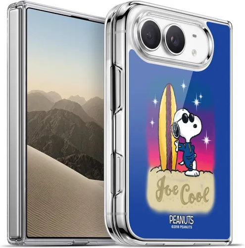 Vista 188 de Head Case Designs Funda de gel con licencia oficial de Peanuts Beach Surf Snoopy Boardwalk Airbrush [protección de grado militar] compatible