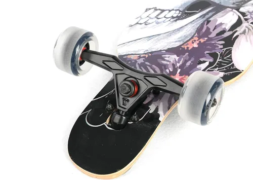 Vista 5 de Longborads completos de 42 pulgadas con caída a través de la cubierta cóncava de crucero profesional Longboards
