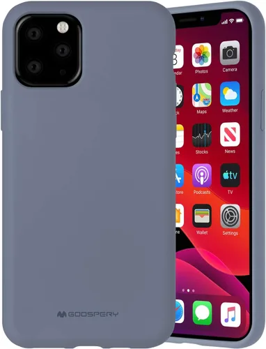 Vista 10 de GOOSPERY Funda de silicona líquida para Apple iPhone 11 Pro (5.8 pulgadas) Jelly Rubber Bumper Case con forro de microfibra suave (negro)