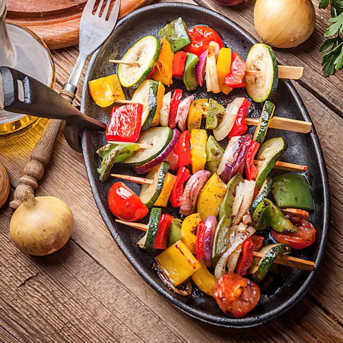 Vista 5 de Brochetas de bambú de 9 cm 100 piezas, palillos de dientes anchos y planos de madera de bambú para cóctel, malvaviscos, frutas, parrilla, bebidas