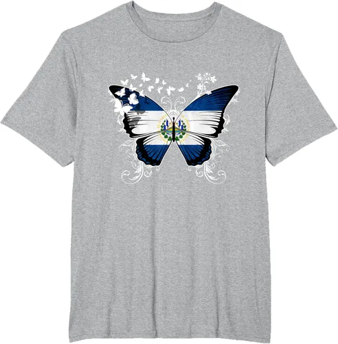 Vista 47 de Camiseta con diseño de bandera de El Salvador