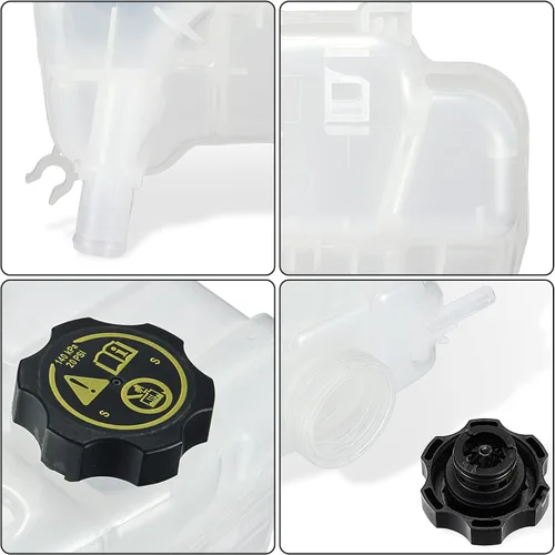 Vista 5 de Depósito de refrigerante EVIL ENERGY, compatible con Chevy Cruze 2010-2016 Orlando 2012-2014 2016-2019 Buick Cascada 2012-2017 Verano, reemplazo
