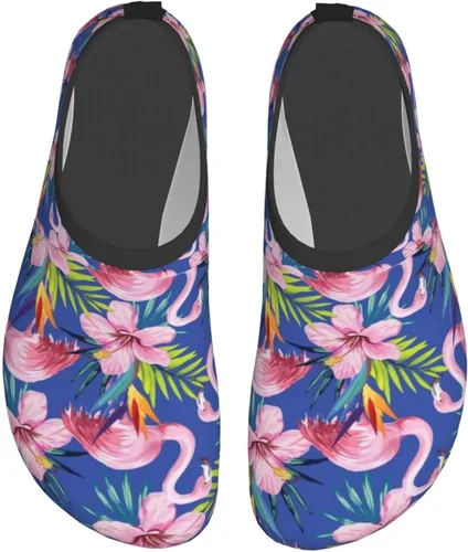 Vista 2 de Zapatos de agua para mujeres hombres jóvenes adultos de secado rápido para piscina yoga descalzo calcetines acuáticos para playa camping surf