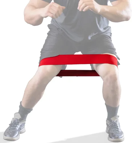 Vista 9 de Serious Steel Fitness - Squat & Deadlift - Banda para calentamiento de cadera y glúteos