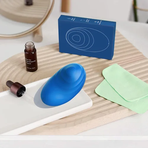 Vista 6 de Masajeador Facial Personal, Masajeador de Cuello Masajeador de Cara Espalda Herramienta, Mini Masajeador Eléctrico Inalámbrico Modos Multifunción
