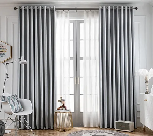 Vista 5 de Barra de cortina doble de 1 pulgada con remates y retenes, oro negro, 28 a 48 pulgadas