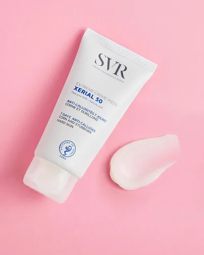 Vista 3 de SVR - Xerial 50 Extreme Foot - Crema hidratante intensa para pies con 50% de urea - Para pies, manos, codos y rodillas ásperos y secos - Ofrece