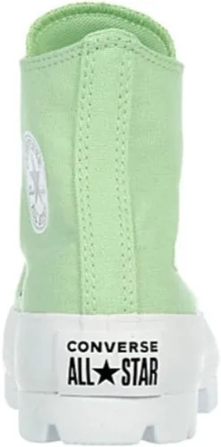 Vista 5 de Converse Chuck Taylor All Star Lugged High Canvas Sneaker - Zapatos deportivos de lona con cordones estilo cierre - menta neónblanconegro