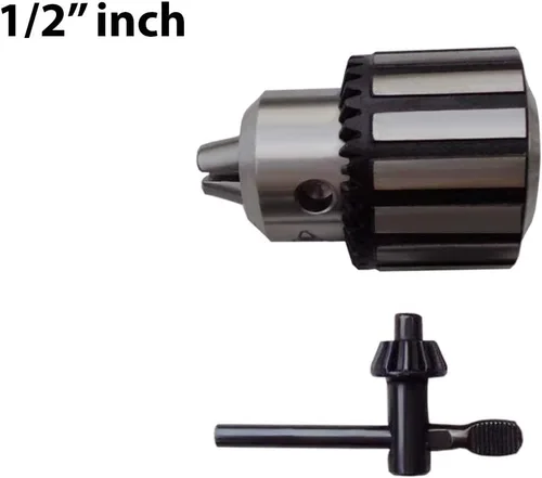 Vista 3 de Wen 4208 - Portabrocas de 1/2 pulgada sin llave resistente de 1/2 pulgada - Portabrocas de repuesto - Fabricado en los Estados Unidos