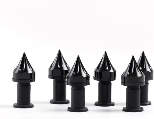 Vista 3 de 6 unids negro motocicletas universales parabrisas espigas pernos tornillos parabrisas M5 tornillo carenado placa placa kit de montaje pozo tuercas