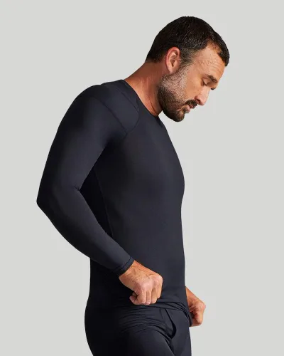 Vista 4 de Tommie Copper Men's Pro-Grade Shoulder Support Shirt I UPF 50, Long Sleeve Compression Shirt, Upper Body & Posture Support