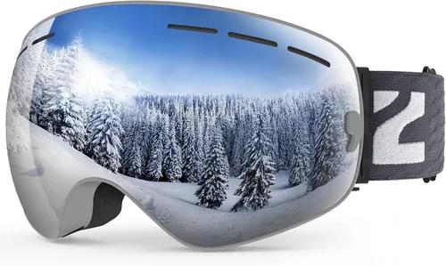 Vista 16 de ZIONOR X - Gafas de esquí - Gafas de snowboard con lente desmontable OTG para hombres, mujeres y adultos