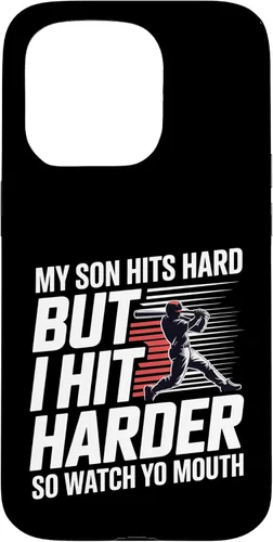 Vista 14 de My Son Hits Hard But I Hit Harder So Watch Yo Mouth - Case for iPhone 17