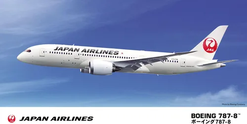 Vista 3 de Hasegawa 1/200 Japan Airlines B787-8 Modelo de plástico 17