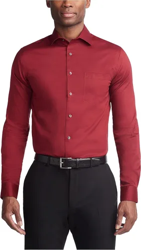 Vista 26 de Van Heusen Camisa de vestir para hombre, ajuste regular, cuello flexible, elástica, sin arrugas