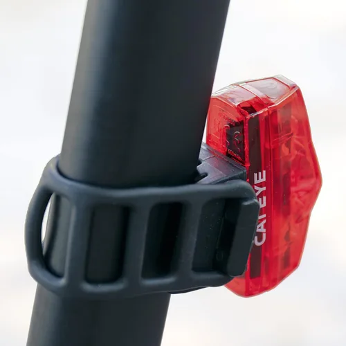 Vista 5 de CATEYE AMPP & ViZ - Kit combinado de luces para bicicleta recargables USB – IPX4 impermeable de alto lumen AMPP Opticube™ LED y luz de seguridad