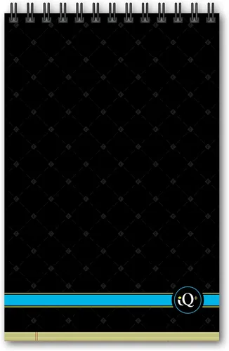 Vista 4 de iScholar iQ+ Bloc de escritura premium, canario, 6 x 9 pulgadas, 140 hojas, doble alambre (69120)
