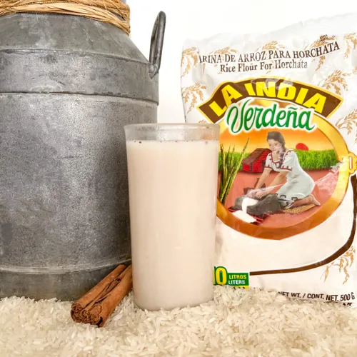 Vista 3 de La India Verdea Harina De Arroz Para Horchata 100 Natural