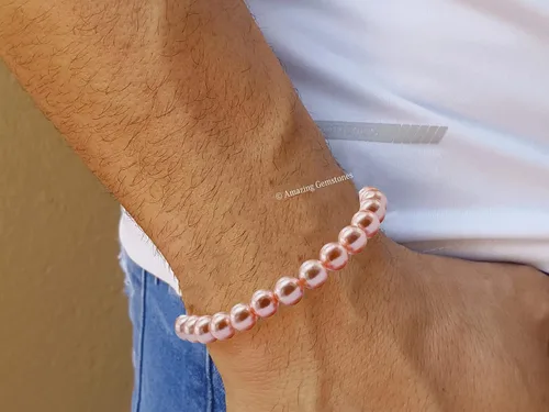 Vista 655 de Amazing Gemstone Crystal Bracelet for Women Men's Gifts - Protection Healing Crystal Bracelet - 8mm Gemstone Beaded Stretchable Bracelet Pulseras