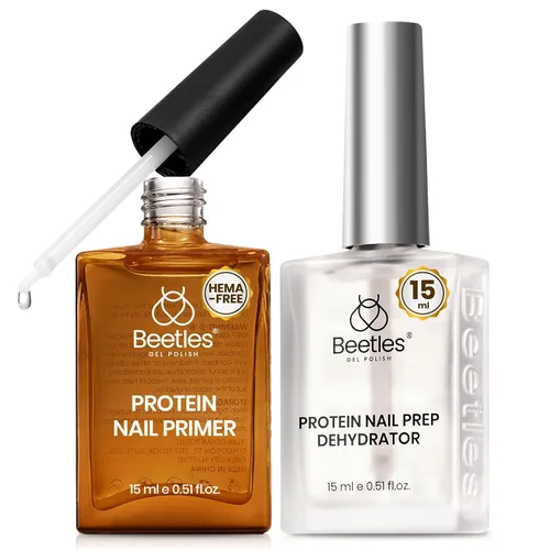 Vista 26 de Beetles Gel Polish Capa superior de gel que no se limpia de larga duración A-transparente-1