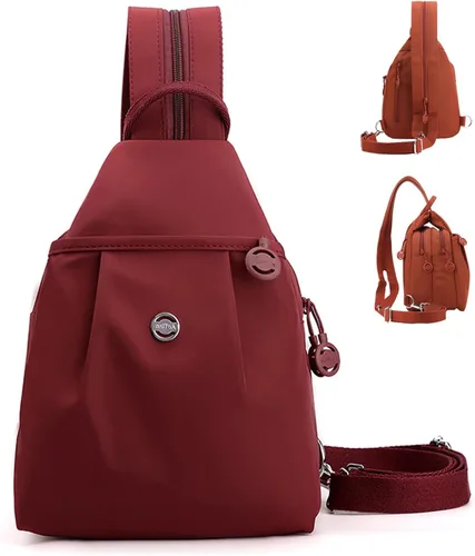 Vista 10 de Bolsa impermeable de 2 vías, impermeable Oxford de gran capacidad convertible al hombro, bolso cruzado