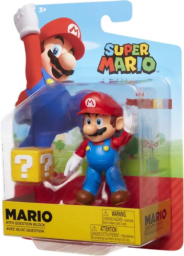 Vista 10 de Super Mario Nintendo 4" con bloque de preguntas