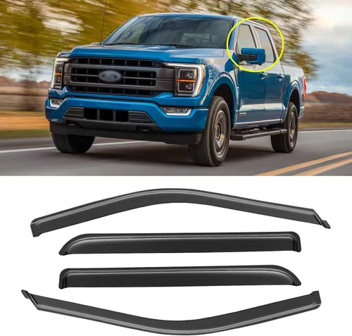 Vista 33 de Protección contra lluvia para ventanas para Ford Explorer/Mercury Mountaineer 2002-2010, protector de visera de ventana, deflector de viento