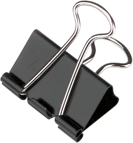 Vista 3 de ACCO 72062 - Clips para carpeta, medianos, color negro, 12 por caja, 2 cajas