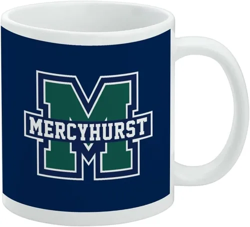 Vista 52 de Taza de cerámica con el logotipo principal de la Universidad Rider, taza de regalo novedosa para café, té y bebidas calientes, 11oz, blanca