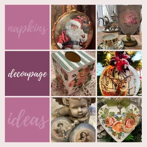 Vista 6 de Servilletas de papel de 20 unidades de 13 x 13 pulgadas para Navidad, 3 capas, estampado de campanas y velas, servilletas de cóctel para fiestas