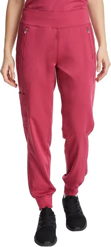 Vista 20 de Healing Hands Pantalón de uniforme médico tipo jogger para mujer Tara con 6 bolsillos, duradero, elástico en 2 direcciones y tela de fácil cuidado