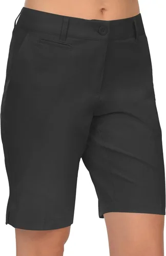 Vista 3 de Lesmart Pantalones cortos de golf para mujer, ligeros, elásticos, ajuste relajado, longitud hasta la rodilla, bermudas