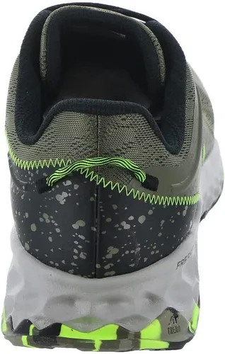 Vista 7 de New Balance Mens Fresh Foam Garoé V1Trail Running Shoe Camuflaje Oscuro/Negro/Verde Pixel