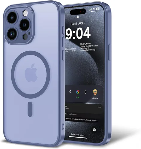 Vista 47 de Funda para iPhone 11 con protector de pantalla, compatible con MagSafe, ultra delgada, translúcida, mate, a prueba de golpes, color negro