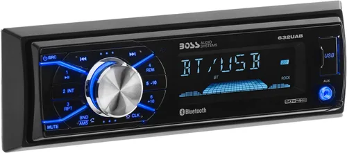 Vista 8 de Boss Audio Systems 611UAB - Estéreo multimedia para auto - Un solo Din, audio Bluetooth y llamadas manos libres, micrófono incorporado, reproductor