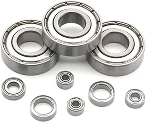 Vista 4 de SSIMOO 10 rodamientos de acero inoxidable S609 9 x 24 x 7, S608 8 x 22 x 7, S607 7 x 19 x 6, S606 6 x 17 x 6, S605 5 x 14 x 5, S604 4 x 12 x 4, S603
