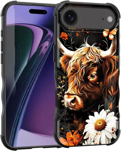 Vista 132 de Funda para iPhone Air, [doble capa] [protección contra caídas de grado militar de 10 pies] Funda resistente a prueba de golpes para iPhone Air