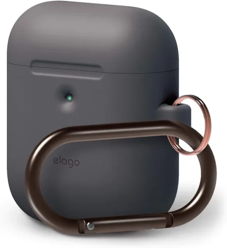 Vista 19 de elago Funda de silicona con llavero para AirPods 2 Menta suave