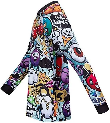 Vista 4 de HimyBB Maillot de ciclismo para hombre, MX motocross, Dirt Bike Downhill Shirt Racing Riding